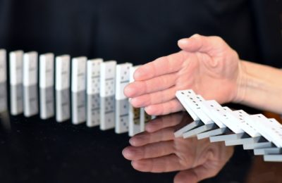 domino-unterbrechung