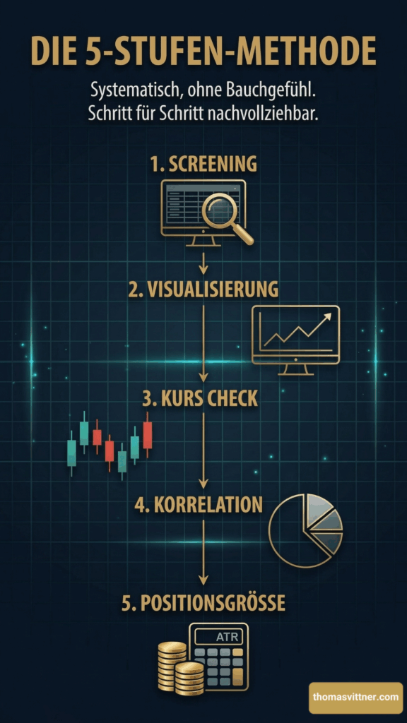 Die 5 Stufen Methode zur Aktien Auswahl von Thomas Vittner